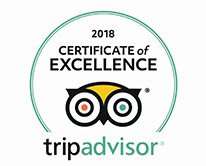 TripAdvisor Certificate of Excellence 2018